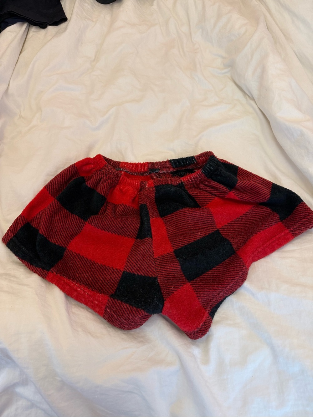 Red and Black Buffalo Plaid Shorts